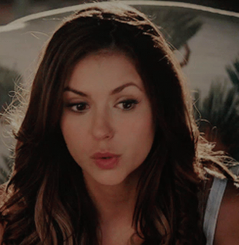 Pretty Nina Dobrev Talking GIF