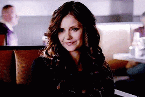 Nina Dobrev Calm Smile GIF