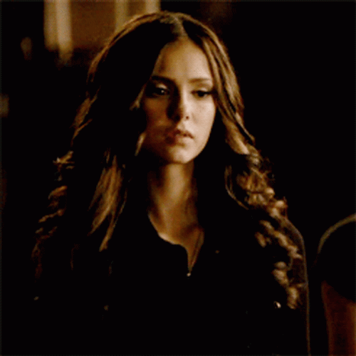 Nina Dobrev Powerful Stare GIF