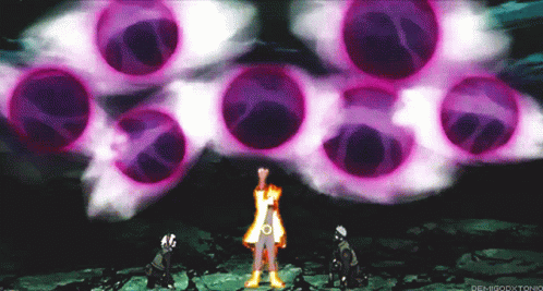Nine Tails Naruto Chakra Power GIF