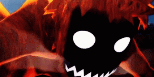 Nine Tails Naruto Using His Power GIF