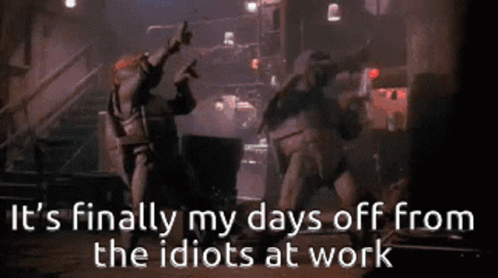 Ninja Turtle 4 Day Off Weekend GIF