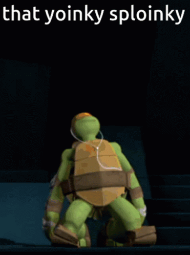 Ninja Turtle Michel Angelo Tmnt Dancing GIF