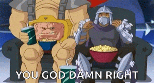 Ninja Turtle Tmnt You God Damn Right GIF