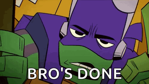 Ninja Turtle With Glasses And Backpack On Ladder GIF