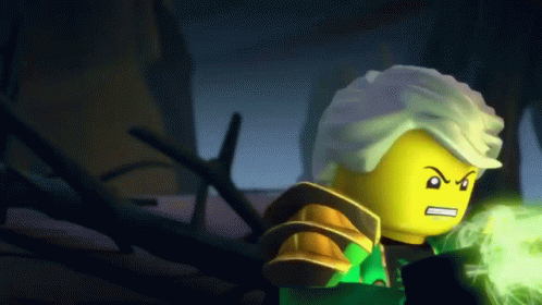 Ninjago Lloyd Versus Overlord Fight GIF