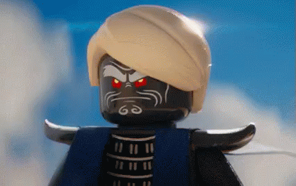 Ninjago Lord Garmadon Switch Hair Helmet GIF