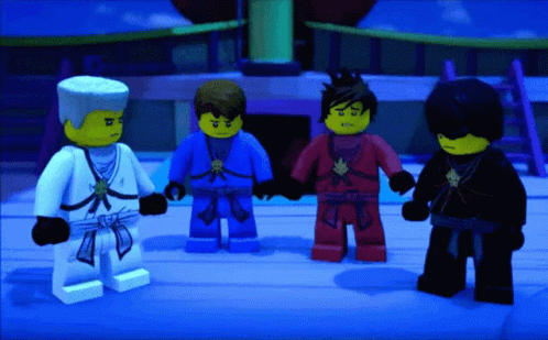 Ninjago Sad Boys Walk Away GIF