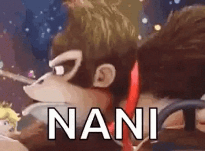 Nintendo Donkey Kong Nani GIF