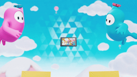 Nintendo Fall Guys Game GIF