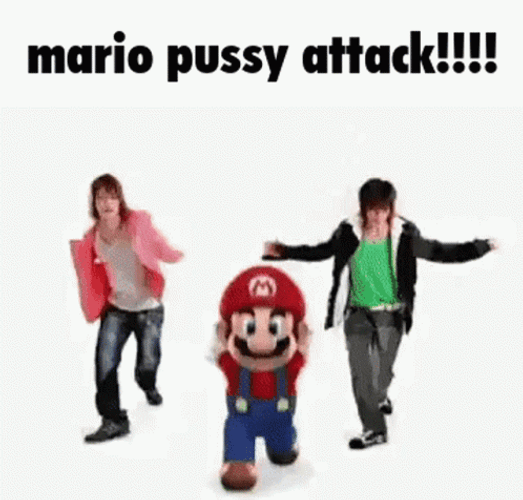 Nintendo Video Game Super Mario Shocked GIF