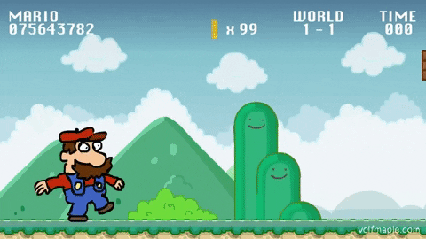 Nintendo Super Mario Funny Parody GIF