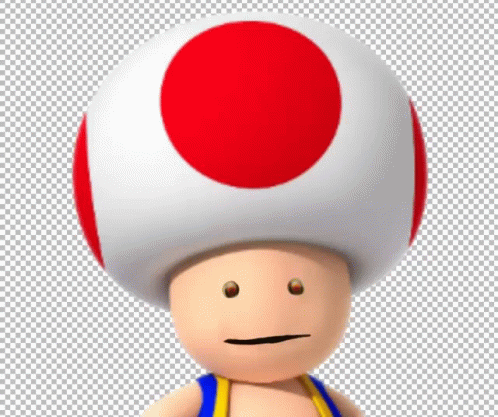 Nintendo Super Mario Toad Funny Wide Smile GIF