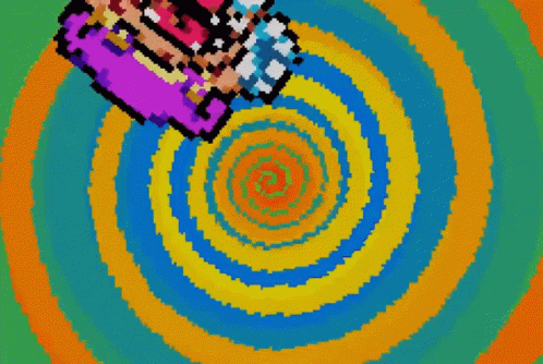 Nintendo Wario Sucked Into Vortex GIF