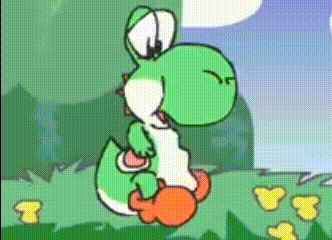 Nintendo Yoshi Stomach Growling GIF