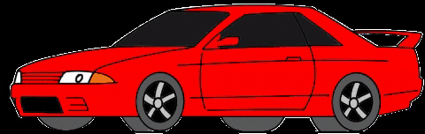 Nissan Skyline R34 Chamnging Hue Animation GIF