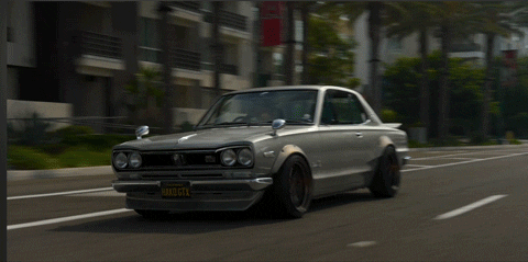 Nissan Skyline R34 Sleek Sonic Silver GIF