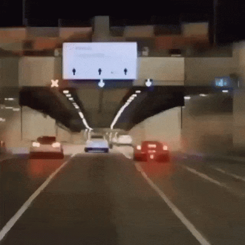 Nissan Skyline R34 Speeding Up Highway GIF