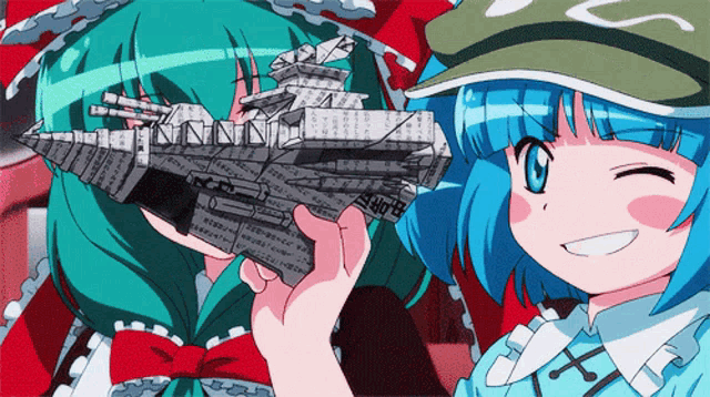 Nitori Kawashiro Touhou Gif GIF
