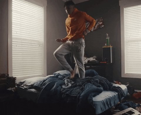 Nle Choppa Dancing On Bed GIF