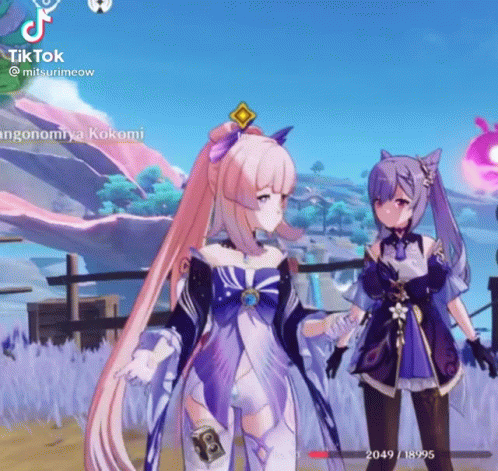 Kokomi And Keqing GIF