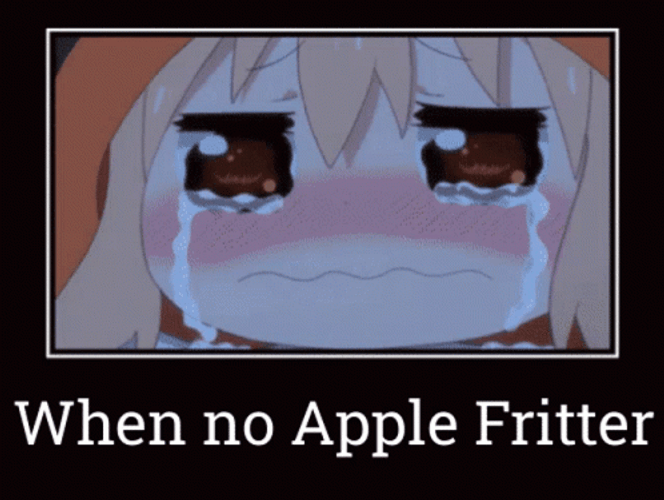 No Apple Fritter Baki Meme GIF