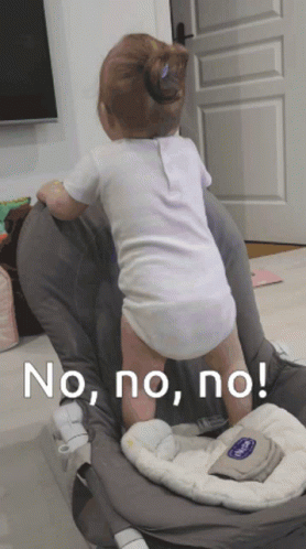 No! Baby Tantrums GIF