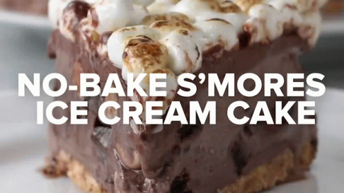 No Bake Smores Ice Cream GIF