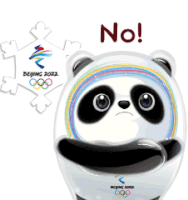 No Bing Dwen Dwen Sticker GIF