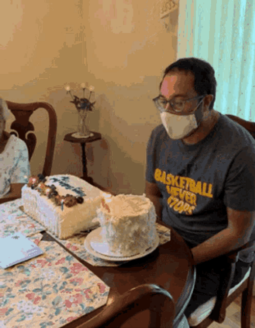 No Blowing Birthday Cake Covid Safety GIF