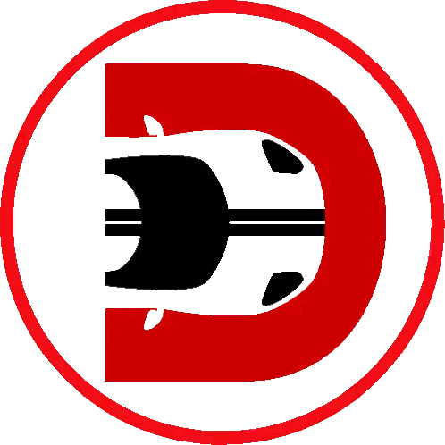 No Car Inside Red and White Circle