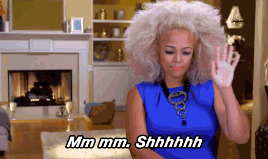 No Comment Mmm Shh GIF