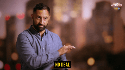 No Deal Man Waving GIF