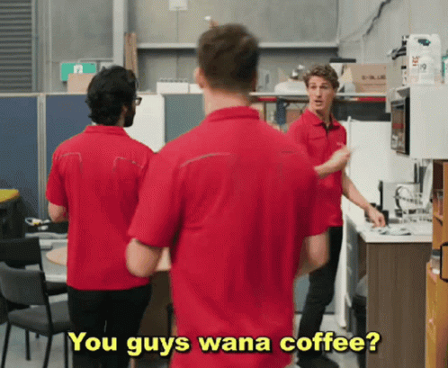 No Dirty Mike And The Boys This Time Just Coffee Break GIF