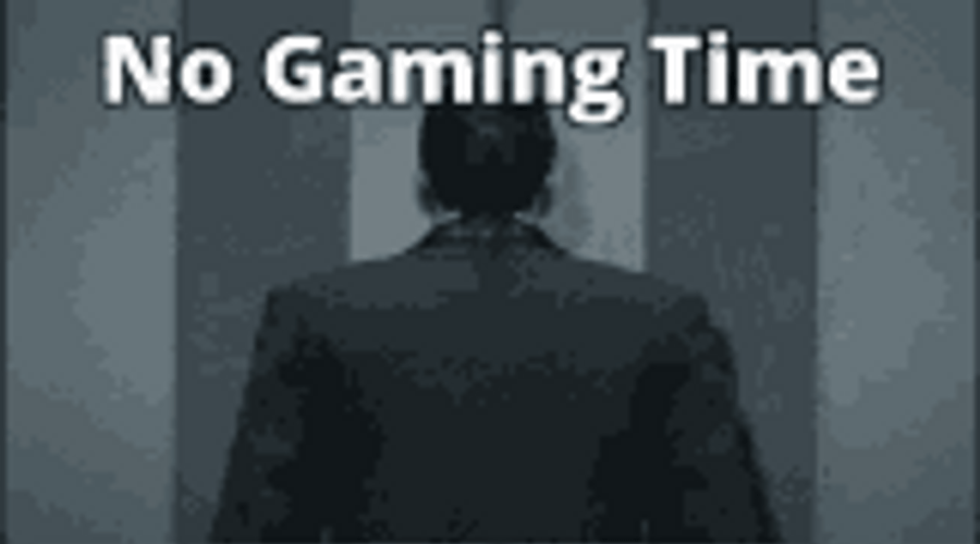 No Gaming Time GIF