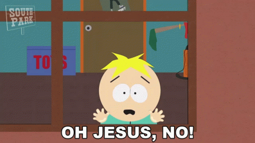 No God No Butters Stotch GIF