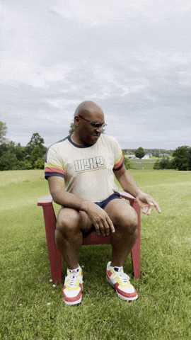No Hair Man Mosquito Attack GIF