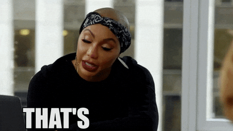 No Hair Woman That's Just Nasty Girl GIF