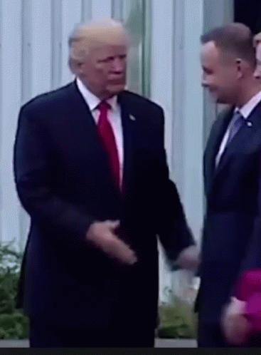 No Hand Shake Donald Trump Wwe GIF