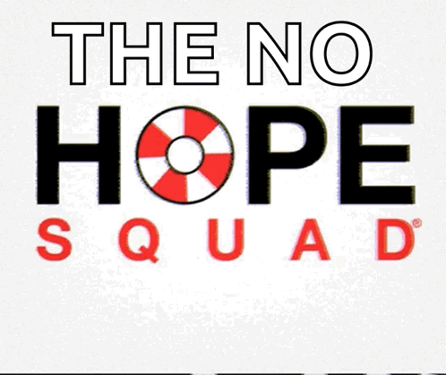 No Hope Squad Logo Red White Circle