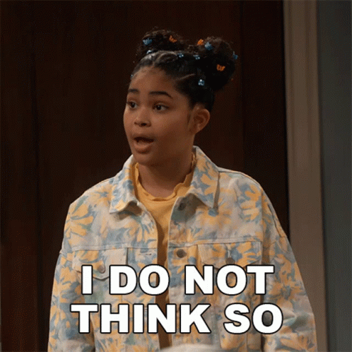 No I Don't Think I Will Millicent Mitchell GIF