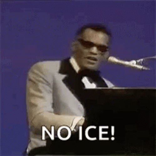 No Ice Ray Charles American Singer GIF