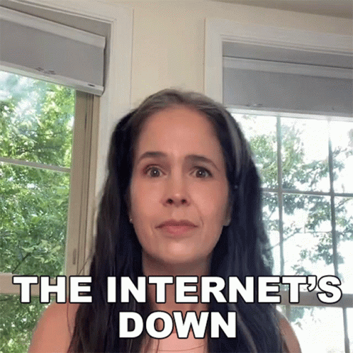 No Internet Rachel English GIF