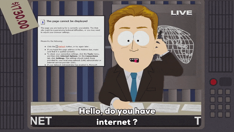 No Internet South Park News GIF