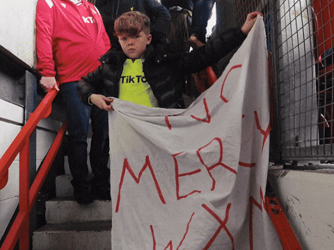 No Mercy Wrexham Banner GIF