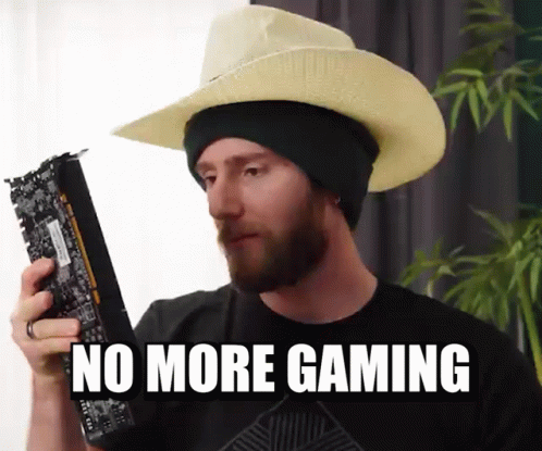 No More Gaming Graphics Card Drop Linus GIF
