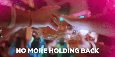No More Holding Back Two Shots Of Vodka GIF