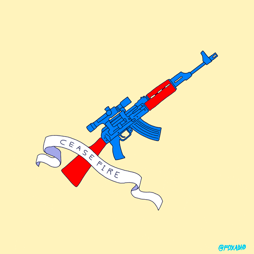 No More War Poster GIF