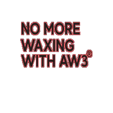No More Waxing Sign
