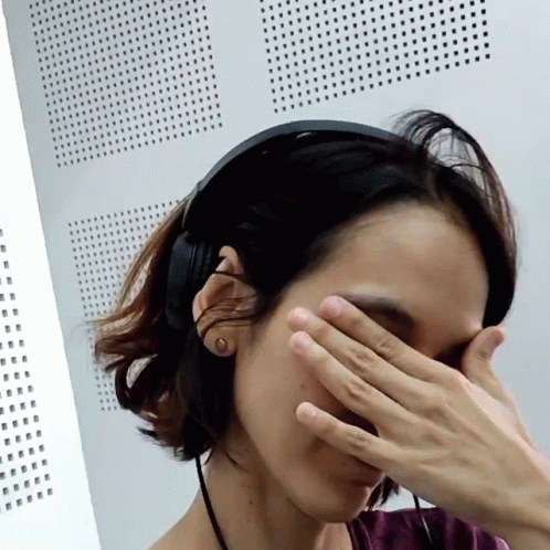 Shy Girl Shaking Head No No GIF